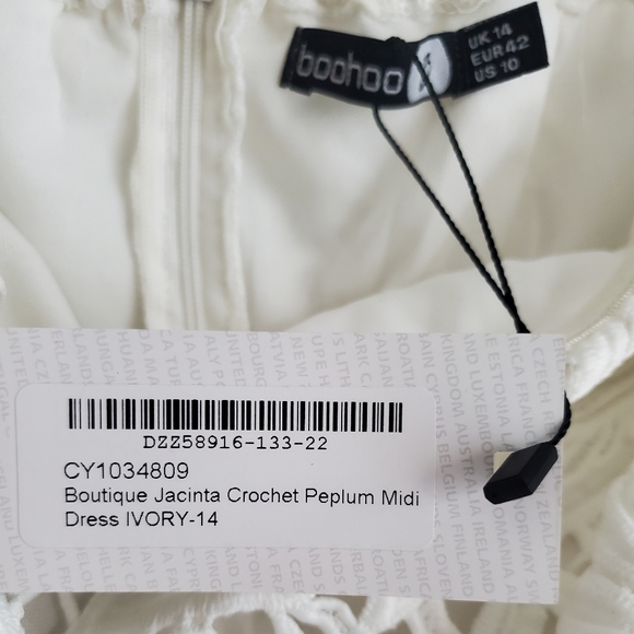 Boohoo size 14 Maxi lace dress - Picture 2 of 6